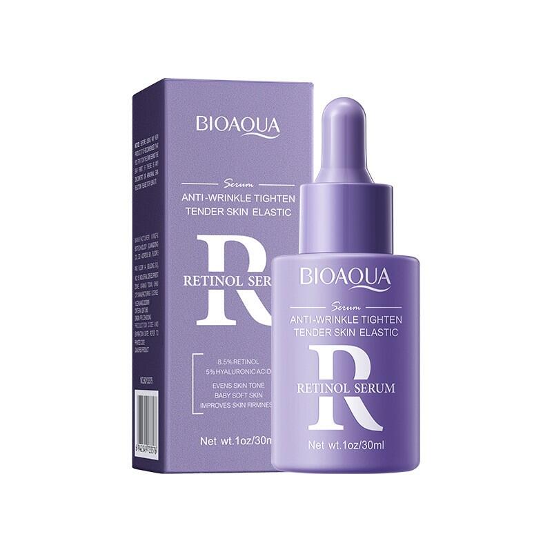 Sérum Facial Antiarrugas com Retinol e Ácido Hialurônico 30ml BIOAQUA – Renovação Celular e Juventude para sua Pele