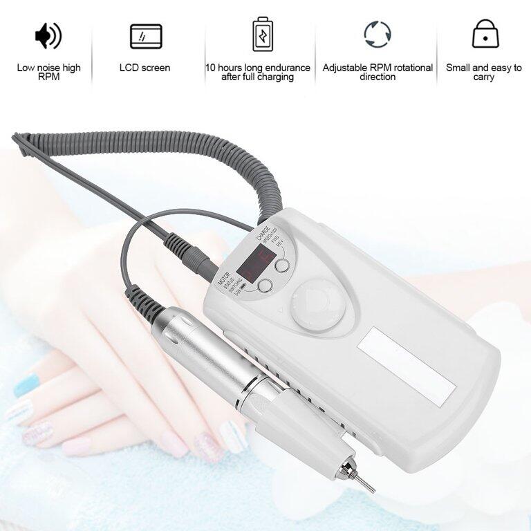 Esmaltadora de Unhas 12000 RPM – Potência Compacta para Manicuras Rápidas