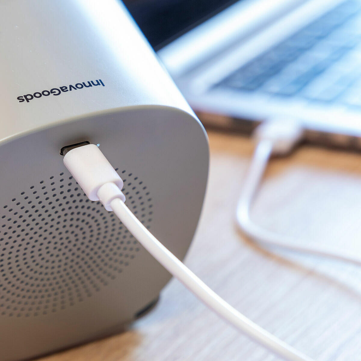 Altavoz Carregador Inalámbrico com LED Souwis InnovaGoods