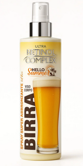 Spray de Cerveja Súper Bronceador 200ml – Bronceado Rápido, Natural e Exótico com Aroma Veraniego