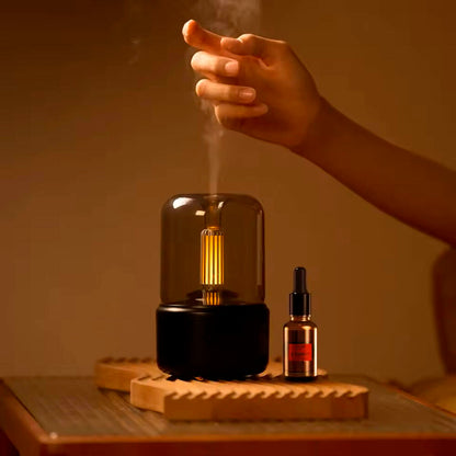 Aromaterapia Umidificador Com Luz Ambiental