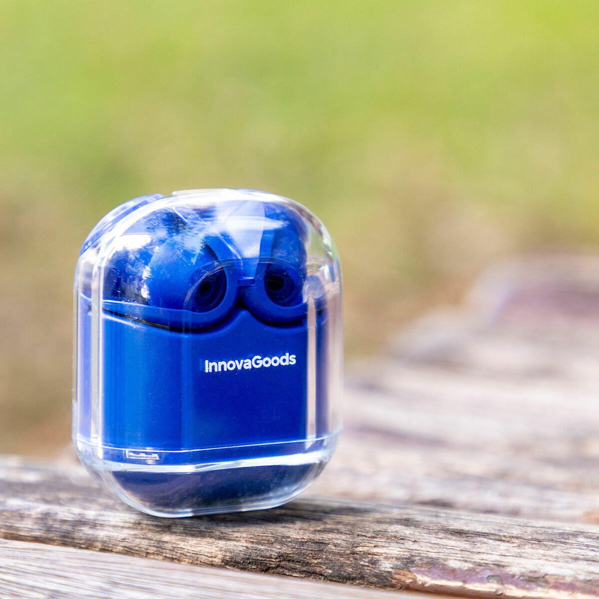 Auriculares Inalámbricos com Estuche de Carga Azul