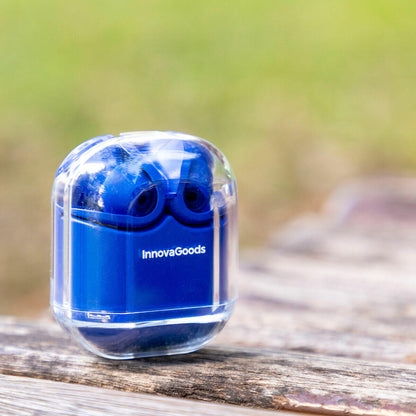 Auriculares Inalámbricos com Estuche de Carga Azul