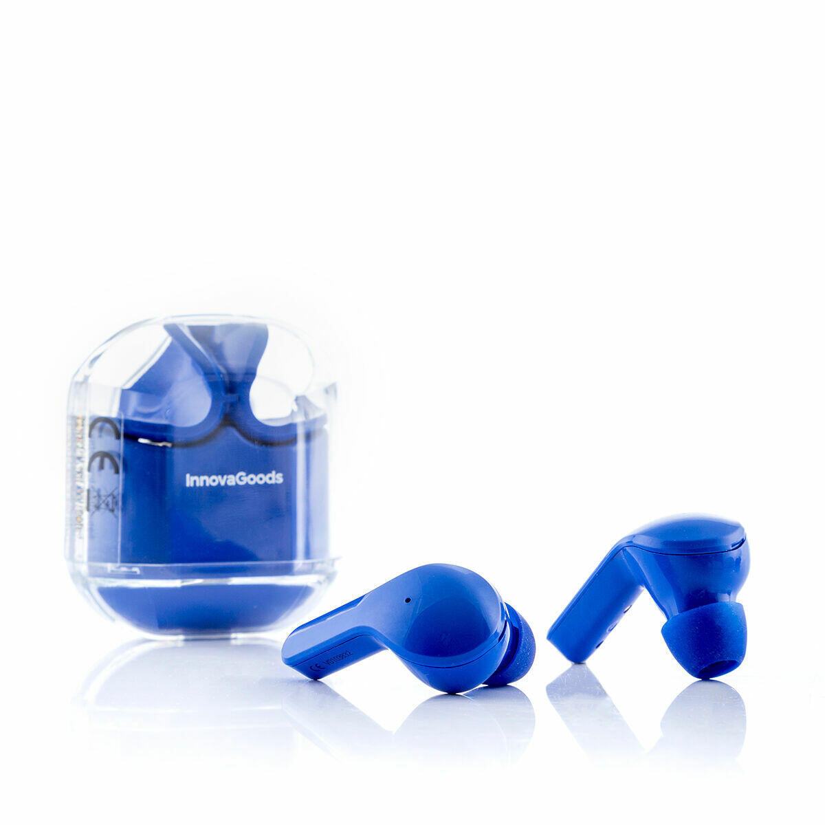 Auriculares Inalámbricos com Estuche de Carga Azul