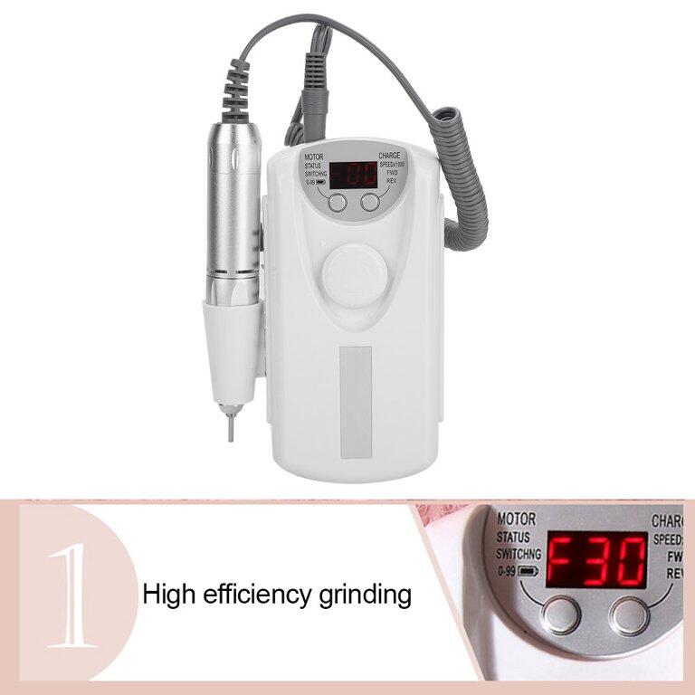 Esmaltadora de Unhas 12000 RPM – Potência Compacta para Manicuras Rápidas