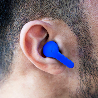 Auriculares Inalámbricos com Estuche de Carga Azul