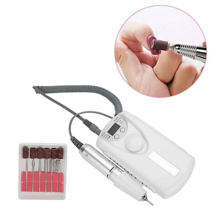 Esmaltadora de Unhas 12000 RPM – Potência Compacta para Manicuras Rápidas