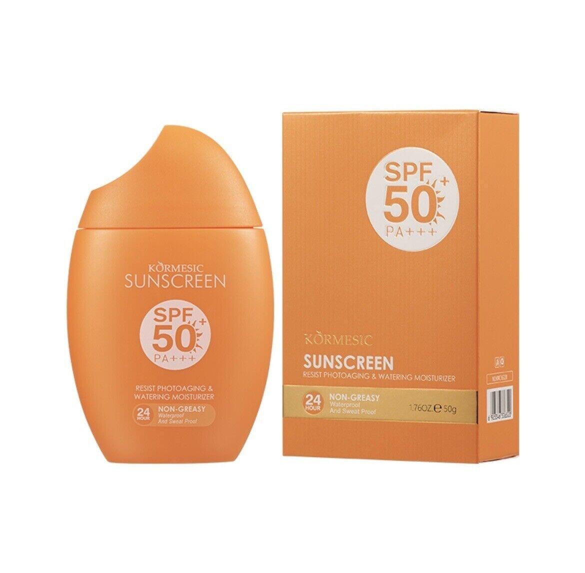 Crema Protetora Solar FPS50 PA+++ 50g KORMESIC – Proteção Avançada, Hidratação e Cuidado Diário