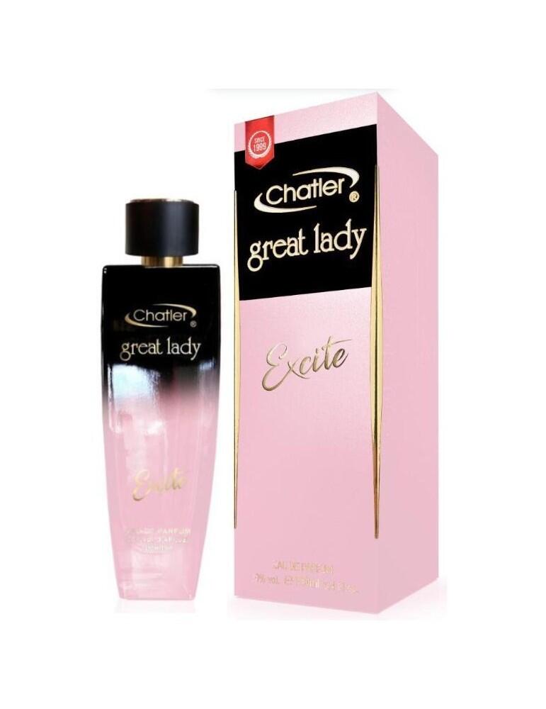 Perfume EAU DE PARFUM Great Lady Excite 100 ml – Chatler
