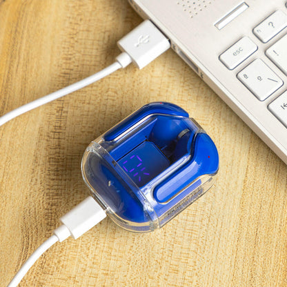 Auriculares Inalámbricos com Estuche de Carga Azul