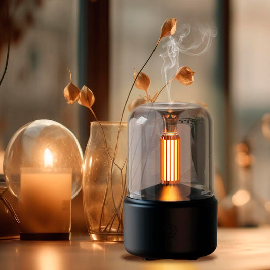 Aromaterapia Umidificador Com Luz Ambiental