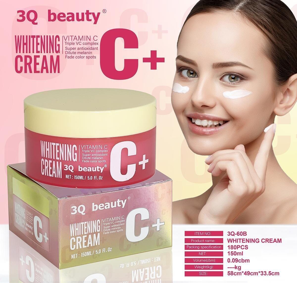 Crema Blanqueadora com Vitamina C 3Q Beauty 150ml – Ilumina, Unifica e Revitaliza a Pele com Poder Antioxidante
